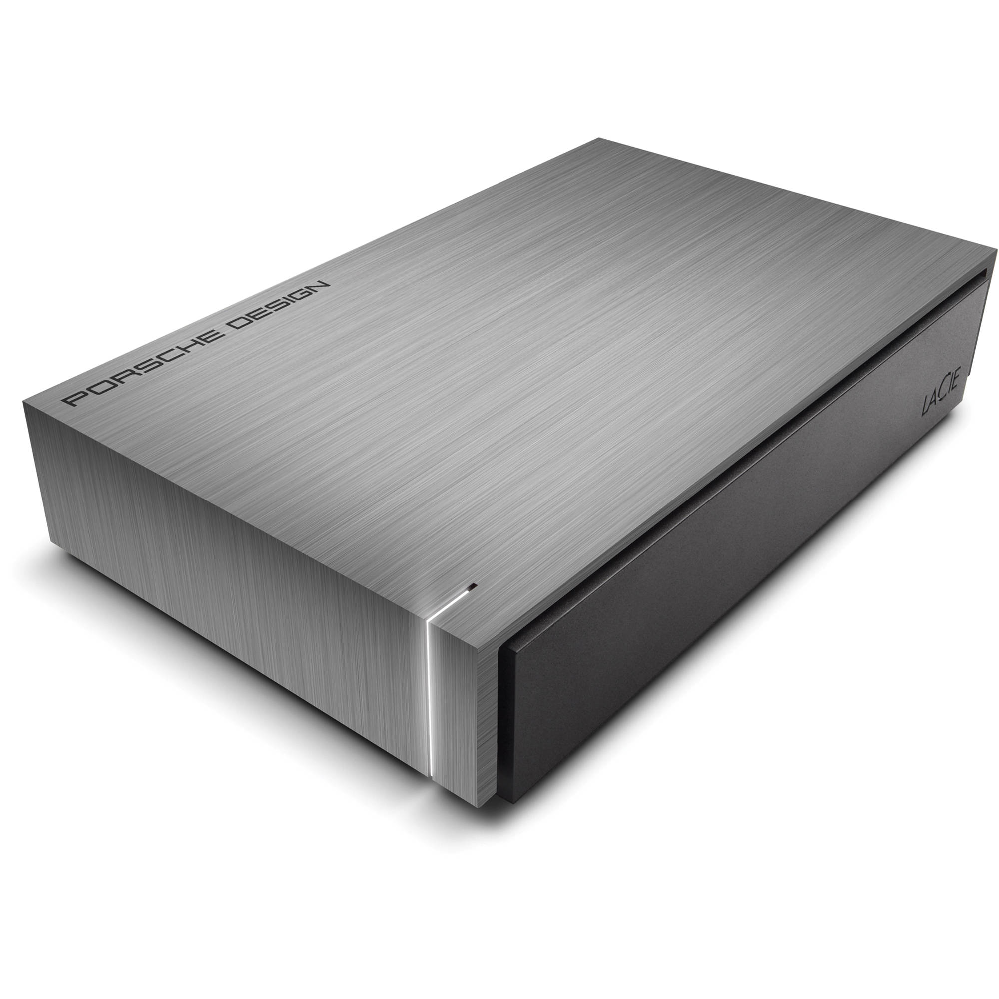 LaCie 3TB Metal USB 3.0 Type-A External Power 5400RPM Silver Mac 3.5"